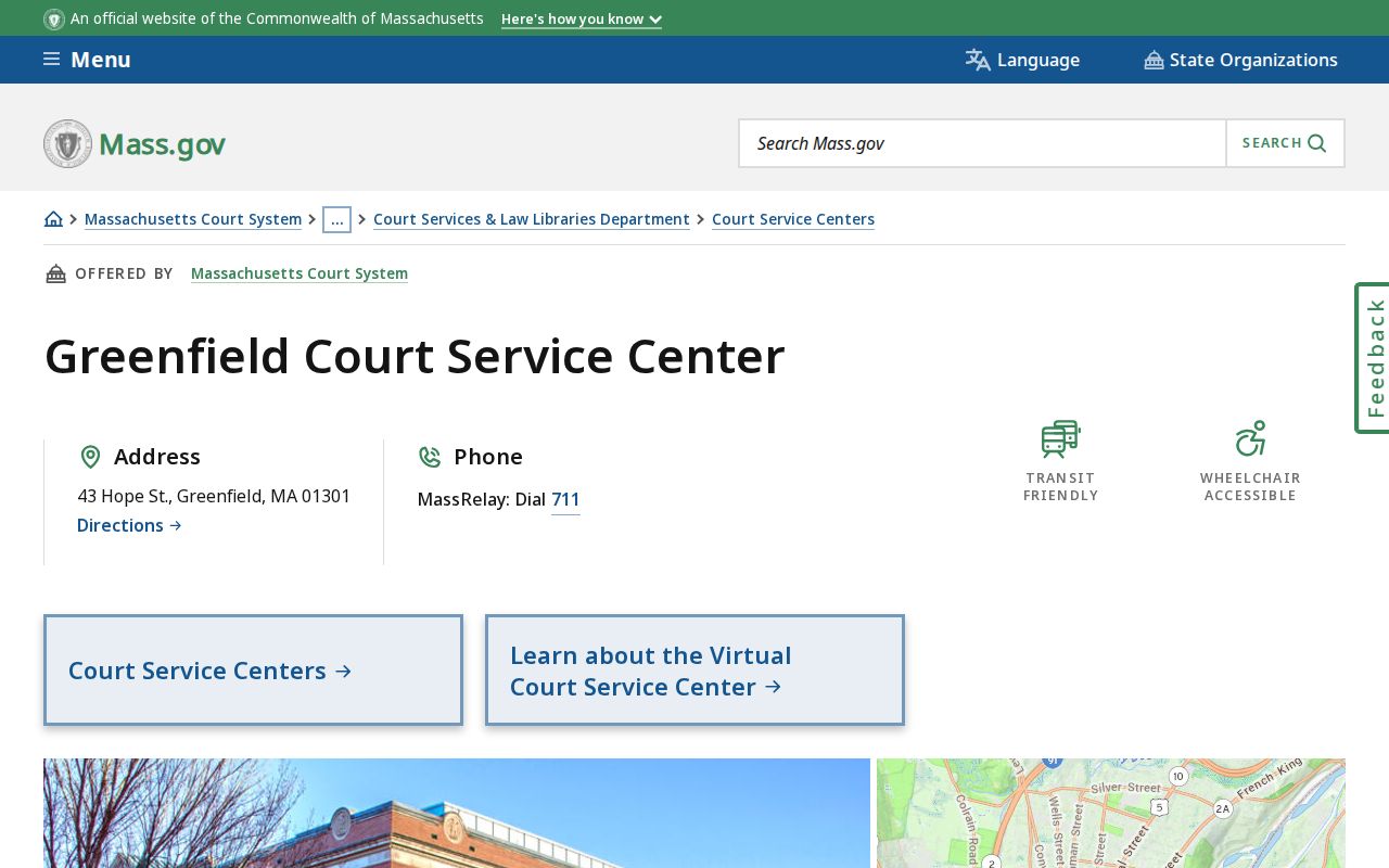 Greenfield court service center procedural help for Franklin County bench warrant records