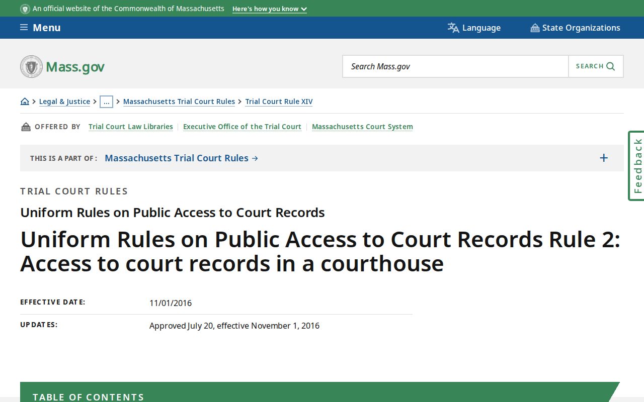 Courthouse kiosk and counter request rules for Franklin County bench warrant records