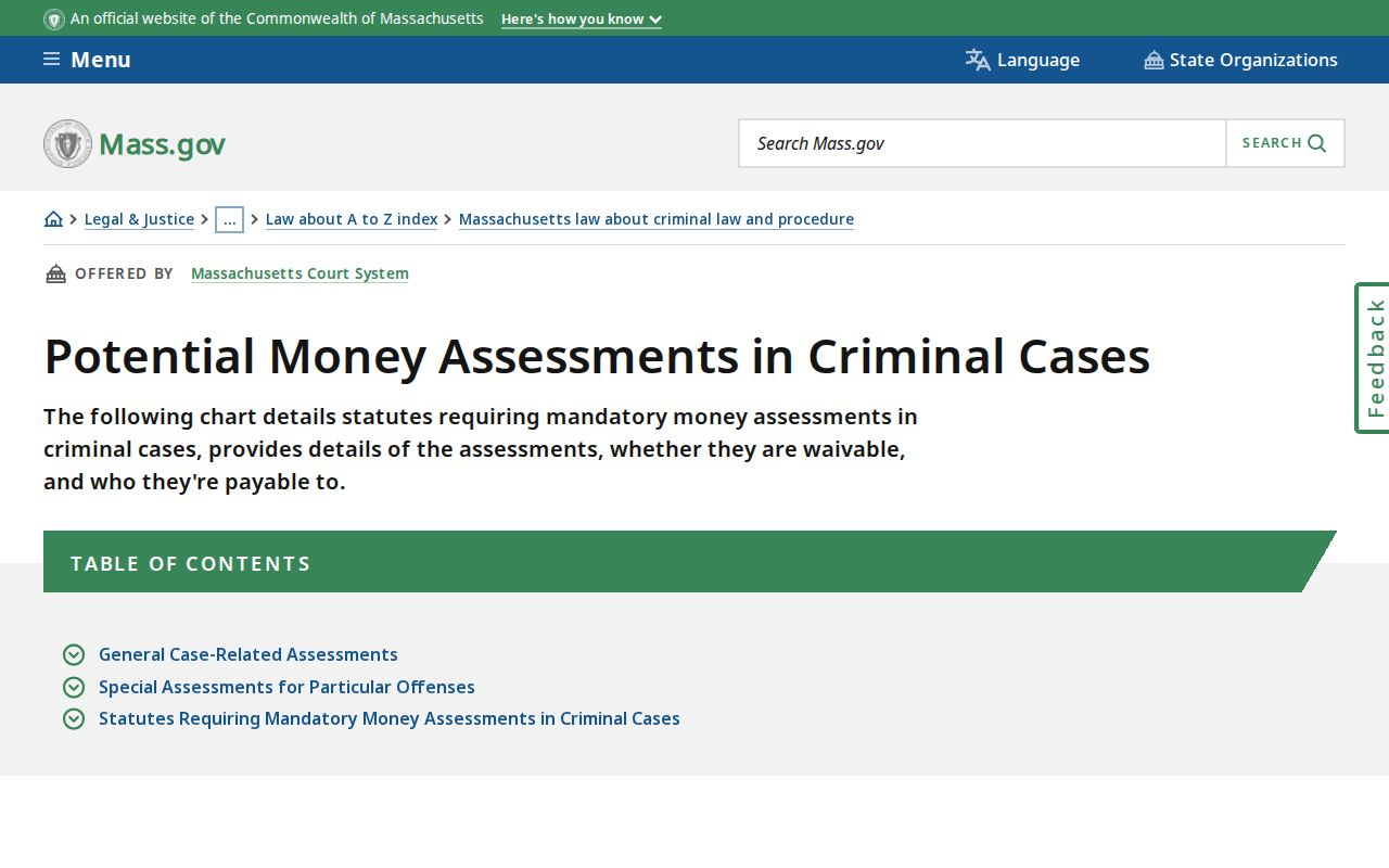 Default warrant recall and arrest assessment amounts for Franklin County arrest warrant records
